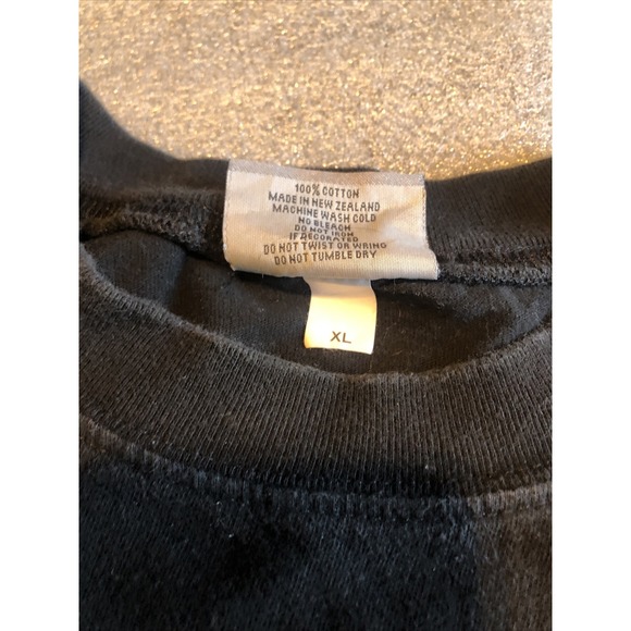 Kiwi Crew Tshirt Made In New Zealand Short Sleeve‎ Size XL Black Rare Unique - Picture 5 of 12